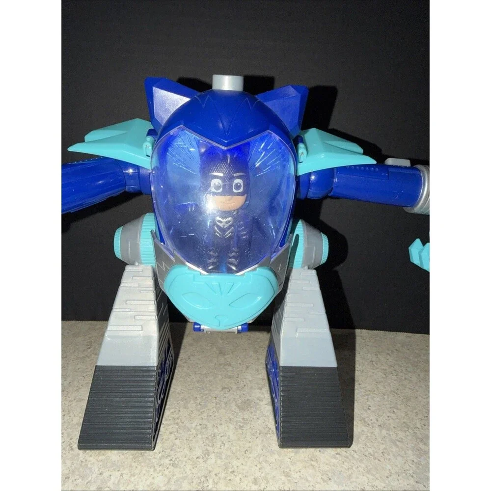 PJ Masks CATBOY Turbo Movers MECH Robot Toy w/ Figure Lights Up MISSING PIECE - Picture 2 of 5